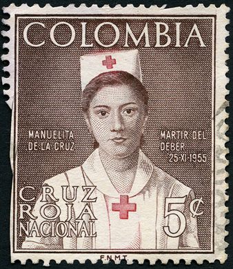 Colombia - 1961 - Cruz Roja Manuelita de la Cruz - 5C