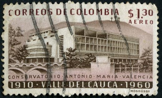 Colombia - 1961 - Valle del Cauca Conservatorio Antonio Maria Valencia - 1P30