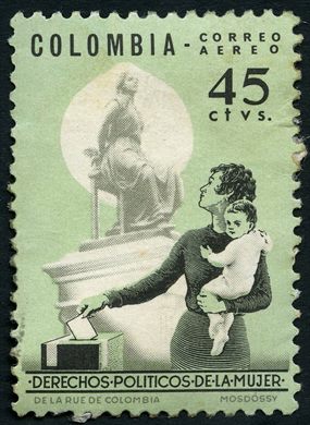 Colombia - 1962 - Derechos Politicos de la Mujer - 45C
