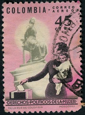 Colombia - 1962 - Derechos Politicos de la Mujer - 45C