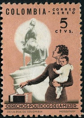 Colombia - 1962 - Derechos Politicos de la Mujer - 5C