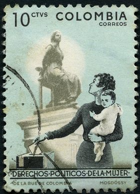Colombia - 1962 - Derechos Politicos de la Mujer - 10C