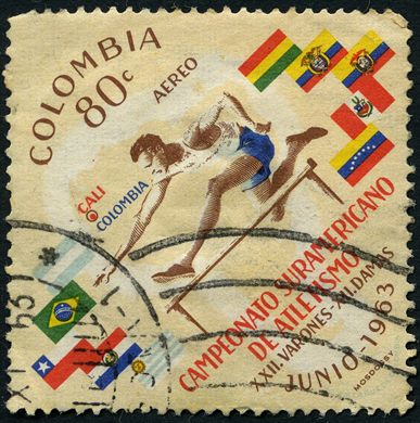 Colombia - 1963 - Campeonato Suramericano Atletismo Cali - 80C
