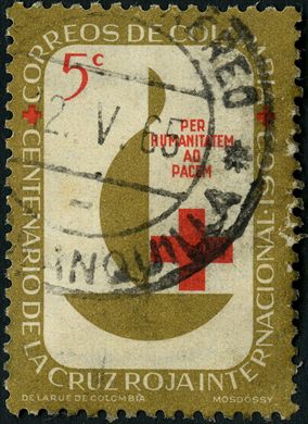 Colombia - 1963 - Centenario Cruz Roja Internacional - 5C