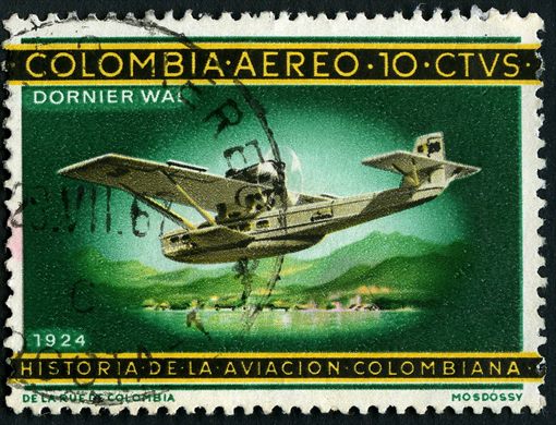 Colombia - 1965 - Historia Aviacao Dornier Wal - 10C