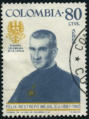 Colombia - 1967 - Felix Restrepo Mejia - 80C