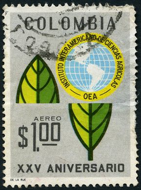 Colombia - 1967 - XXV Aniversario IICA OEA - 1P
