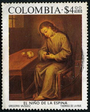 Colombia - 1968 - Eucaristico Bogota Nino de la Espina - 4Pesos