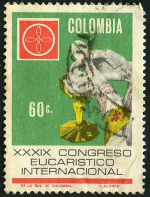 Colombia - 1968 - Eucaristico Bogota Custodia - 60C