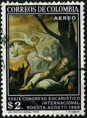 Colombia - 1968 - Eucaristico Bogota Vasquez - 2Pesos
