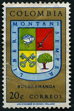 Colombia - 1973 - Definitivo Aereo Cafe - 3.50Peso