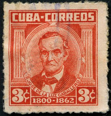 Cuba - 1954 - Patriotas Jose de la Luz Caballero - 3C
