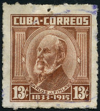 Cuba - 1954 - Patriotas Carlos J Finlay - 13C
