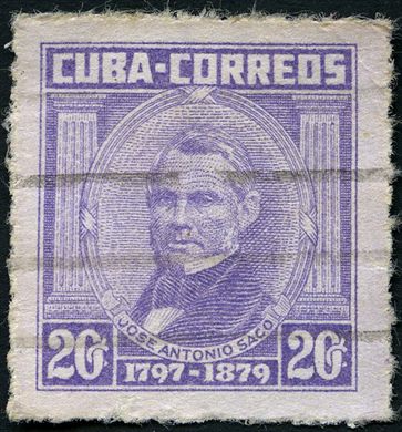 Cuba - 1954 - Patriotas Jose Antonio Saco - 20C