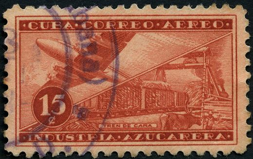 Cuba - 1954 - Industria Acucareira Tren de Cana - 15C