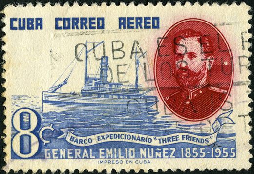 Cuba - 1955 - General Emilio Nunez Three Friends - 8C