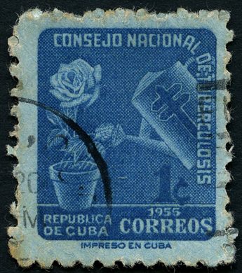 Cuba - 1955 - Conselho Nacional de Tuberculose - 1C