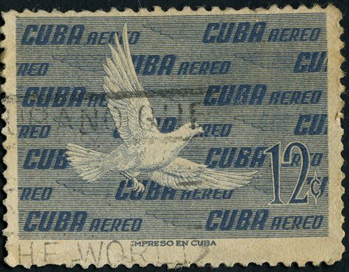 Cuba - 1956 - Pomba Aereo - 12C