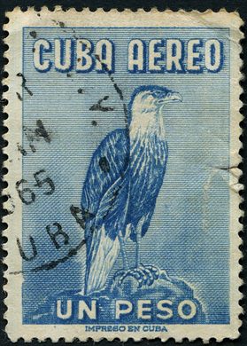 Cuba - 1956 - Aves Aereo Aguia - 1Peso