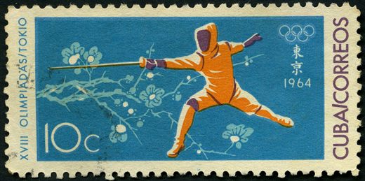 Cuba - 1964 - XVIII Olimpiadas Toquio Esgrima - 10C