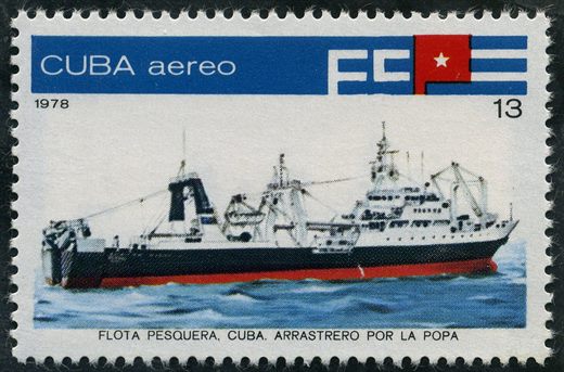 Cuba - 1978 - Frota Pesqueira Arrastao - 13C