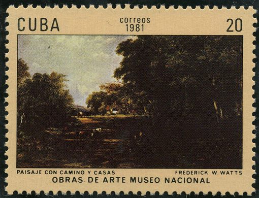 Cuba - 1981 - Obras de Arte Museu Nacional Frederick Watts - 20C