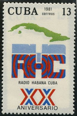 Cuba - 1981 - Radio Habana Cuba XX Aniversario - 13C