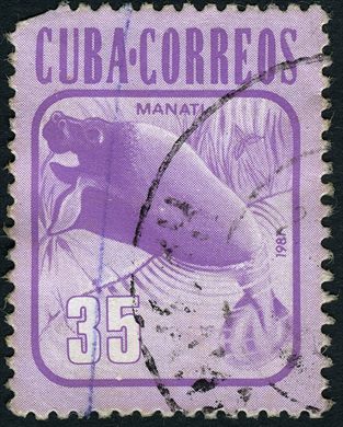 Cuba - 1981 - Fauna Manati - 35C