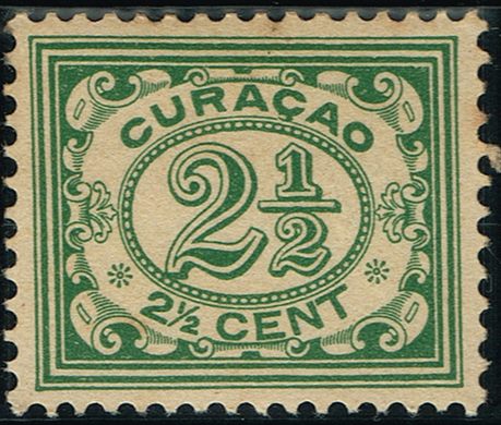Curacao (Colonia Holandesa) - 1915 - Numerais - 2.5C