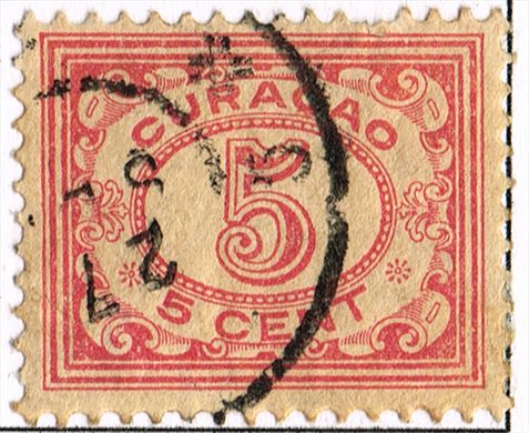 Curacao (Colonia Holandesa) - 1915 - Numerais - 5C
