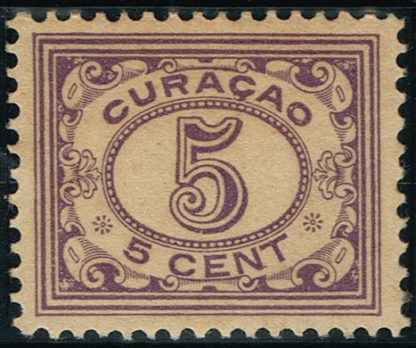 Curacao (Colonia Holandesa) - 1915 - Numerais - 5C