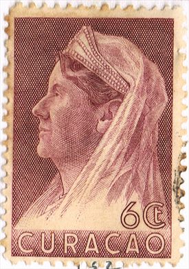 Curacao (Colonia Holandesa) - 1936 - Rainha Wilhelmina - 6C