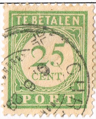 Curacao - 1889 - Porte Devido - 25C