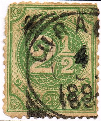 Curacao - 1889 - Numeral - 2.5C