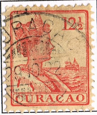 Curacao - 1915 - Rainha Guilhermina - 12.5C