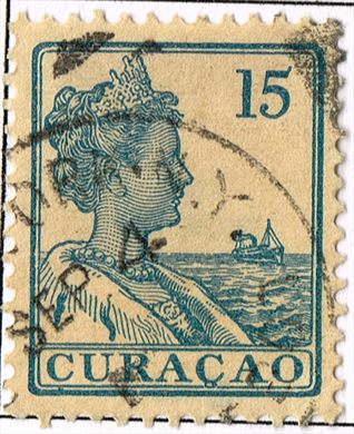 Curacao - 1915 - Rainha Guilhermina - 15C
