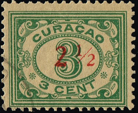 Curacao - 1931 - Numeral Sobrecargado 3c-2.5c - 2.5C