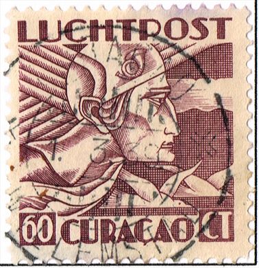 Curacao - 1931 - Correio Aereo Alegoria Voo - 60C