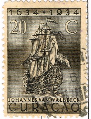 Curacao - 1934 - Tricentenario da Colonia - 20C