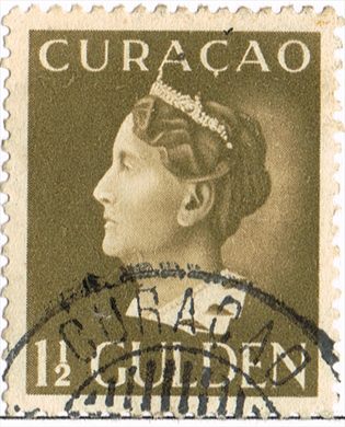 Curacao - 1936 - Rainha Guilhermina - 1.5Gld