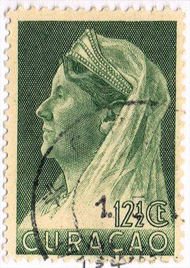 Curacao - 1936 - Rainha Guilhermina - 12.5C