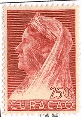 Curacao - 1936 - Rainha Guilhermina - 25C