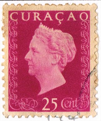 Curacao - 1948 - Rainha Guilhermina - 25C