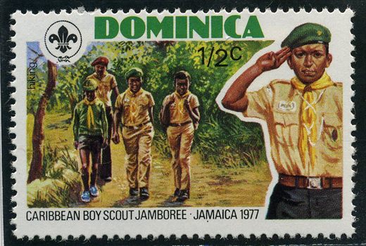 Dominica - 1977 - Jamboree Escutista Hiking - 0.5C