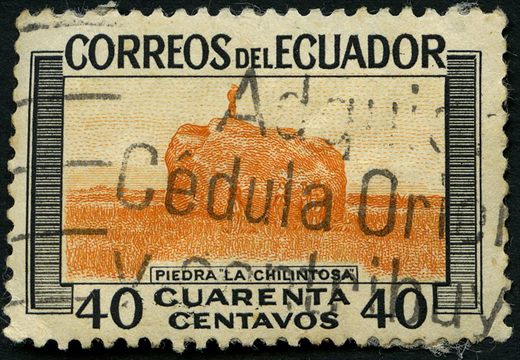 Equador - 1953 - Piedra La Chilintosa - 40C