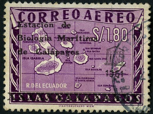 Equador - 1961 - Estacion Biologia Maritima Galapagos UNESCO - 1S80