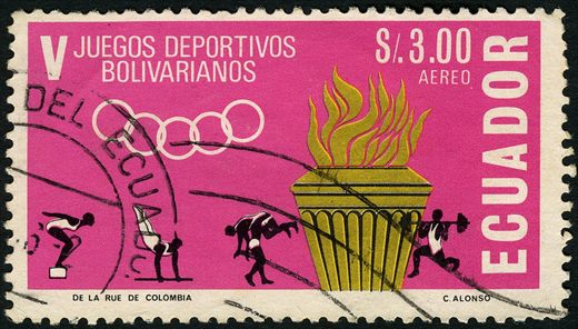 Equador - 1965 - V Jogos Bolivarianos - 3S