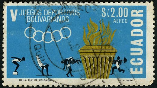 Equador - 1965 - V Jogos Bolivarianos - 2S