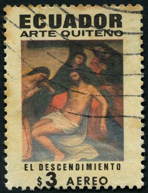 Equador - 1971 - Arte Quiteno Presentacion Virgen - 1.30S