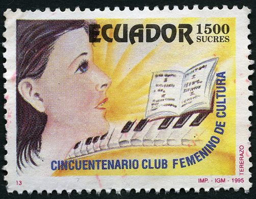 Equador - 1995 - Cincuentenario Club Femenino de Cultura - 1500S